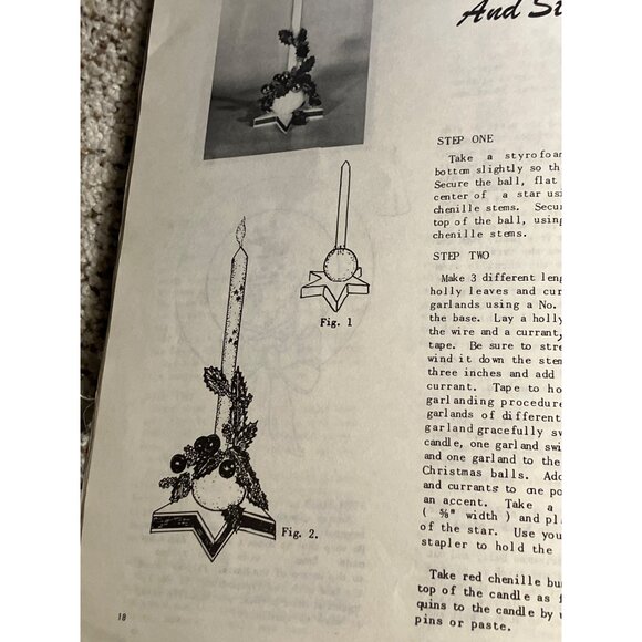 Vintage 1966 Christmas Styrofoam Projects Booklet - Picture 8 of 16